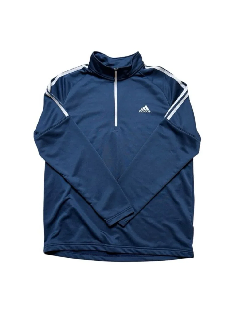 Adidas Golf Quarter Zip Pullover Blue Long Sleeve Men’s Large